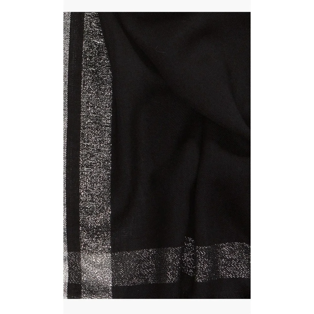 Nordstrom Glitter Tissue Scarf‎ Lightweight Metallic Shimmer Wrap